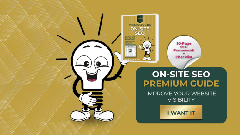 Search Engine Optimization Guide, Premium Edition, made by DIGital entuziast