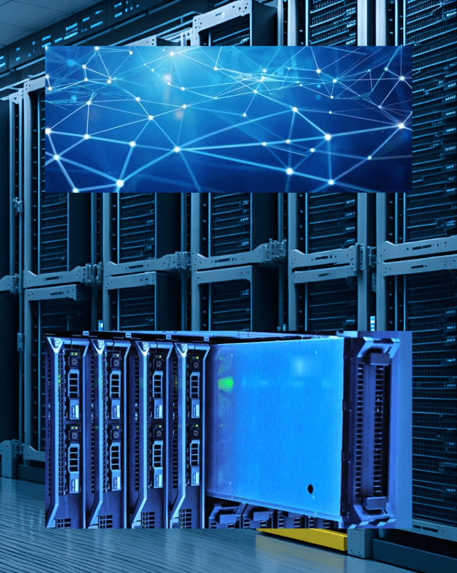 Data centre, represented by DIGital entuziast